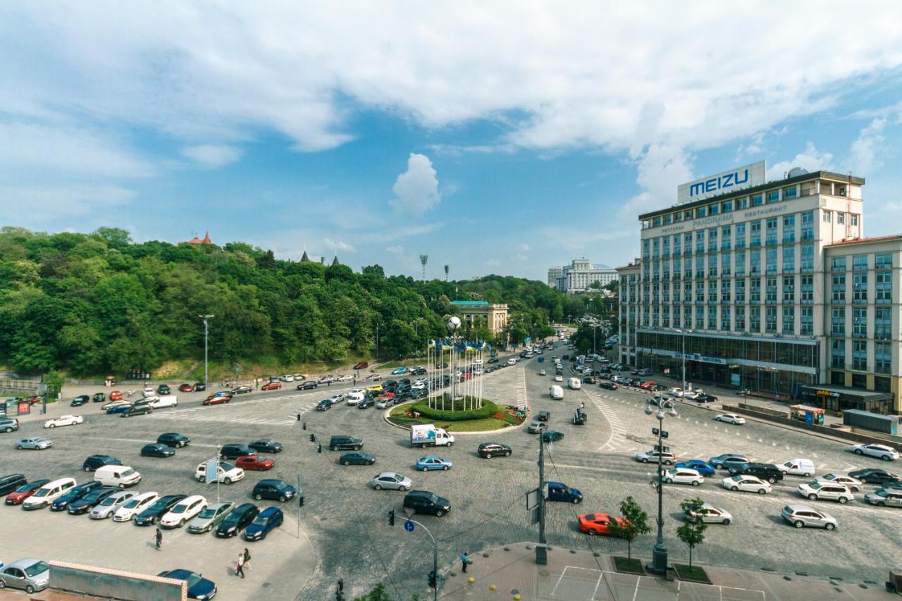Apartmán Lux Near Maidan, Khreschutyk 3Br Kyjev Exteriér fotografie